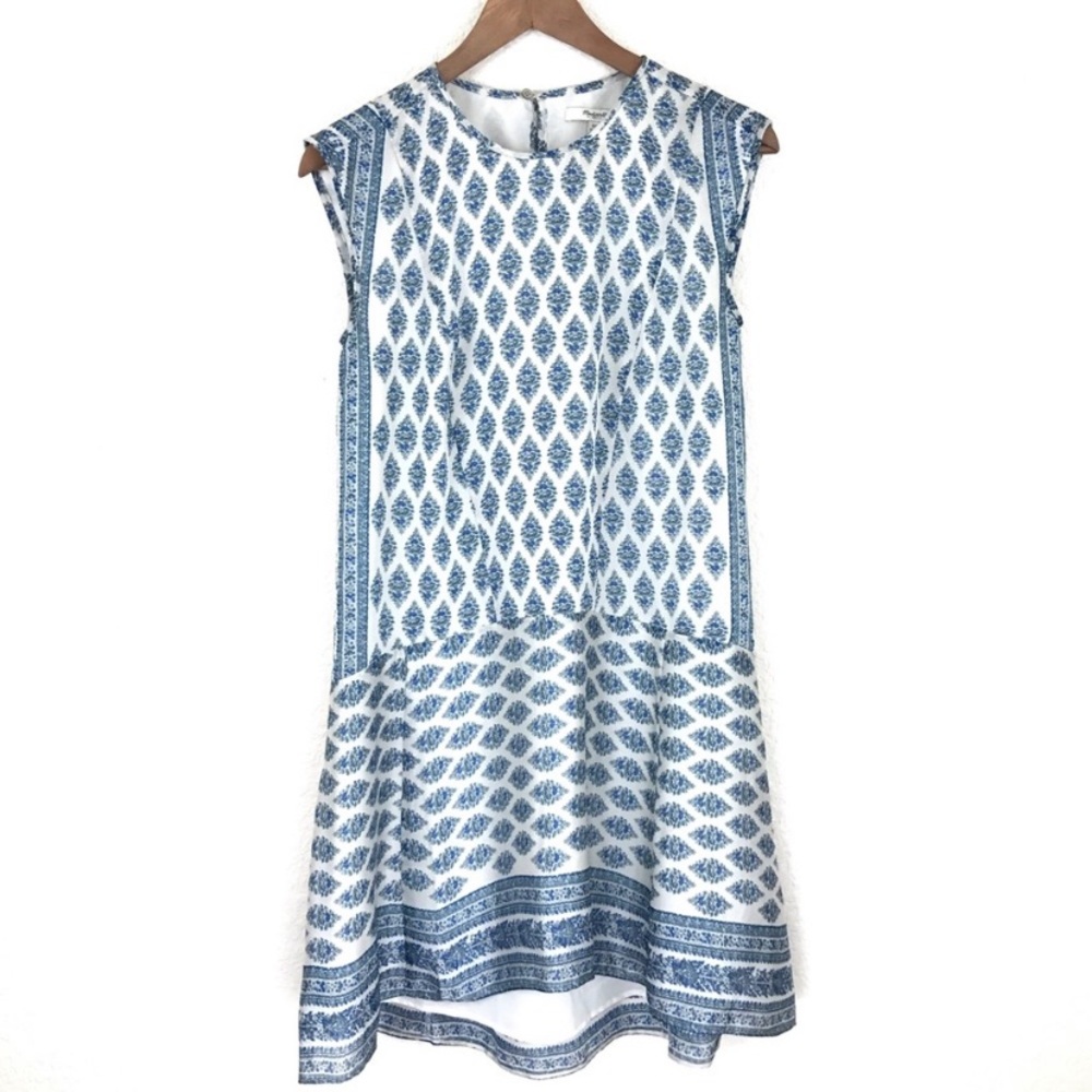 Madewell Skyscape dress in diamond floral size xs